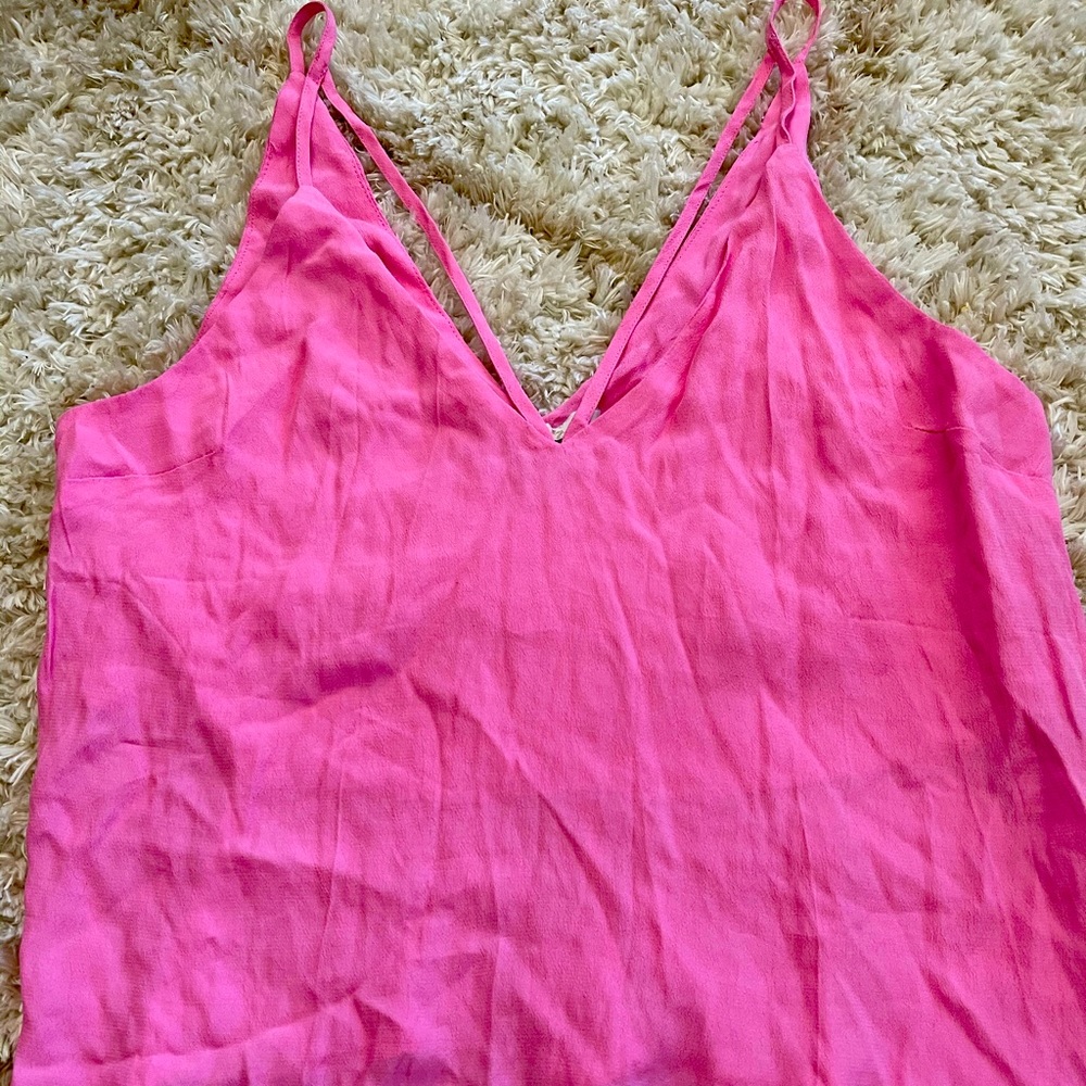 Pink tank top 🥵